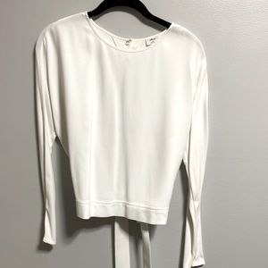 Aritzia Wilfred Open Back Top Blouse